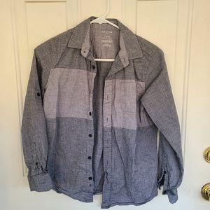 Boys long sleeve button up